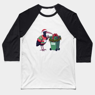 Xmas Bin Chicken Baseball T-Shirt